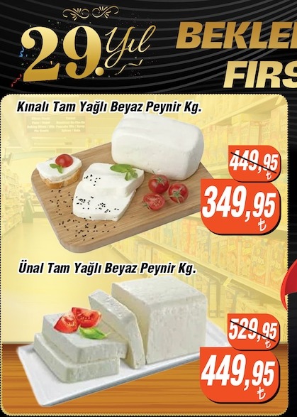 Kınallı Tam Yağlı Beyaz Peynir Kg.