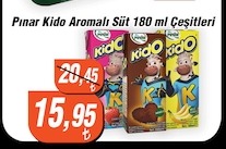 Pınar Kido Aromalı Süt 180Ml Çeşitleri