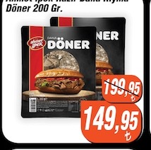 Ahmet İpek Hazır Dana Döner 200Gr