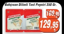 Bahçıvan Dilimli Tost Peyniri 350 Gr.