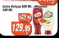 Calve Ketçap 600 Ml. + Mayonez 540 Ml.