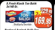 Superfresh Klasik Ton Balık 3X140 Gr