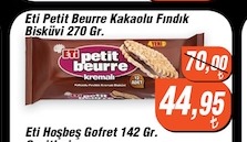 Eti Petit Beurre Kakaolu Findik Biskuvi 270 Gr.