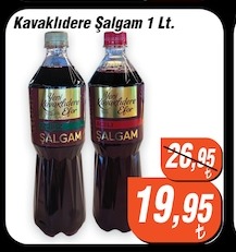 Kavaklidere Şalgam 1 Lt.