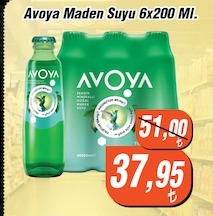 Avoya Maden Suyu 6X200 Ml.
