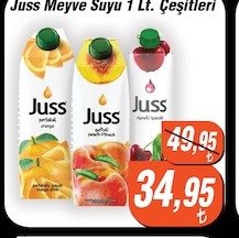 Juss Meyve Suyu 1 Lt. Çeşitleri
