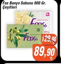 Fax Banyo Sabunu 800 Gr. Çeşitleri