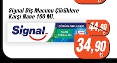 Signal Diş Macunu Çürüklere Karşı Nane 100 Ml.