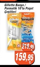 Gillette Banyo / Permatik 10'Lu Poşet Çeşitleri