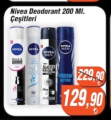 Nivea Deodorant 200 Ml. Çeşitleri