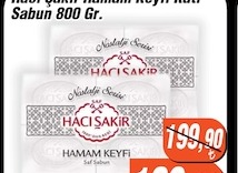 Hacı Şakir Hamam Keyfi Saf Sabun 800 Gr.