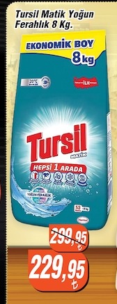 Tursil Matik Yoğun Ferahlık 8 Kg