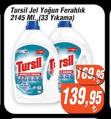 Tursil Jel Yoğun Ferahlık 2145 Ml. (33 Yıkama)