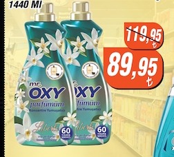 Mr. Oxy Parfümüm Konsantre Yumuşatıcı 1440Ml
