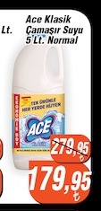 Ace Klasik Çamaşır Suyu 5 Lt Normal
