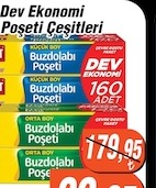 Dev Ekonomi Buzdolabı Poşeti 160 Adet.