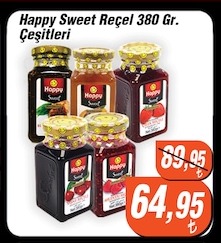 Happy Sweet Recel 380 Gr. Cesitleri