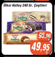 Ülker Halley 240 Gr. Çeşitleri
