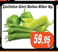 Çarliston Sivri Dolma Biber Kg.