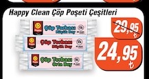 Happy Clean Çöp Poşeti Çeşitleri