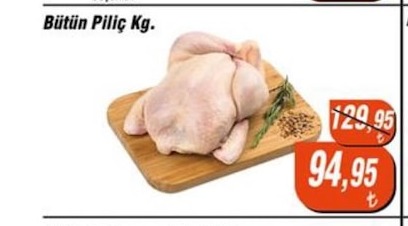 Bütün Piliç Kg.