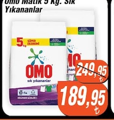 Omo Matik 5 Kg. Sik Yikananlar