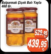 Balparmak Çiçek Balı Yayla 460 Gr.