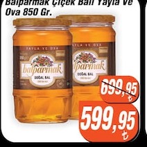 Balparmak Çiçek Balı Yayla Ve Ova 850 Gr.