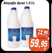 Ateşoğlu Ayran 1.5 Lt.