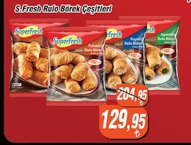 S.Fresh Rulo Börek Çeşitleri