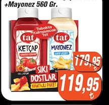 Tat Ketçap Mayonez 560 Gr.