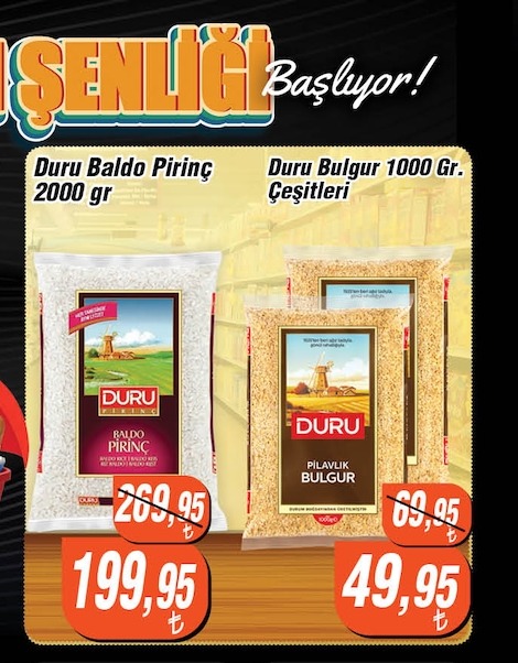 Duru Baldo Pirinç 2000 Gr