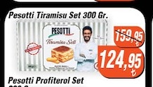 Pesotti Tiramisu Set 300 Gr.