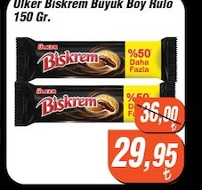 Ulker Biskrem Buyuk Boy Rulo 150 Gr.