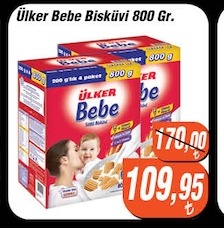 Ülker Bebe Bisküvi 800 Gr