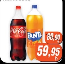 Coca-Cola Orijinal Tat 2 Lt