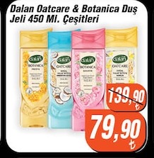 Dalan Oatcare & Botanica Duş Jeli 450 Ml. Çeşitleri