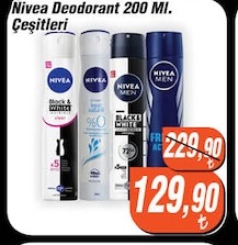 Nivea Deodorant 200 Ml. Çeşitleri