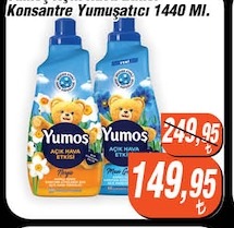 Yumos Konsantre Yumuşatıcı 1440 Ml