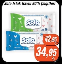 Solo Islak Havlu 90'Lı