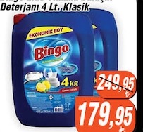 Bingo Deterjanı 4 Lt.
