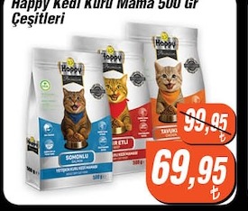 Happy Kedi Kuru Mama 500 Gr Çeşitleri