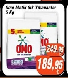 Omo Matik Sık Yahananlar 5 Kg