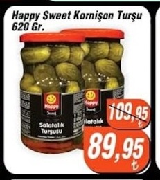 Happy Sweet Salatalık Turşusu 620 Gr.