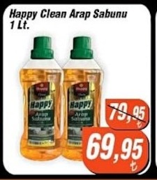 Happy Clean Arap Sabunu 1 Lt.