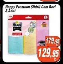 Happy Premium Sihirli Cam Bezi 3 Adet