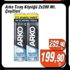 Arko Tıraş Köpüğü 2X200 Ml.