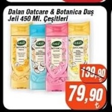 Dalan Oatcare & Botanica Duş Jeli 450 Ml. Çeşitleri