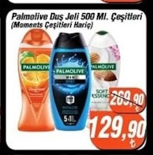 Palmolive Duş Jeli 500 Ml Çeşitleri (Moments Çeşitleri Hariç)