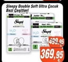Sleepy Double Soft Ultra Çocuk Bezi Çeşitleri
